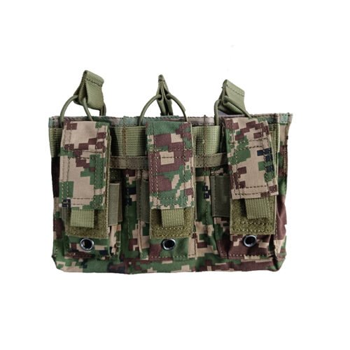 Avatar Strong Quality 600D polyester camouflage triple mag pouch