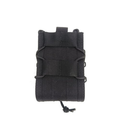 Avatar strong quality Black 1000D nylon tactical double Mag Pouch for tactical training