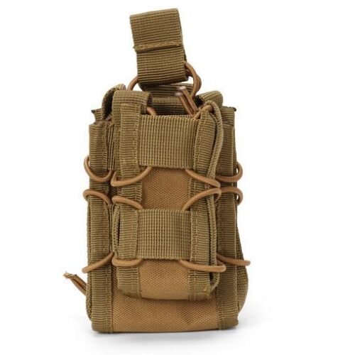 Avatar durable lightweight adjustable khaki tactical magazine pouch for outdoor tactical training