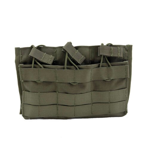 Avatar durable lightweight portable green triple magazine pouch for shooting  training