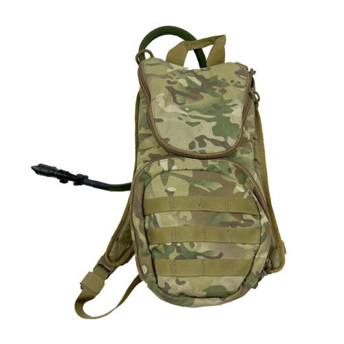 Avatar rugged multi-pocket 3L camouflage hydration backpck with water bladder for hiking/cycling