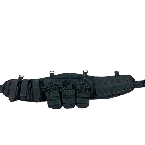Avatar rugged multi-pocket anti-slip tactical belt pouch with mag. pouch for law enforcement