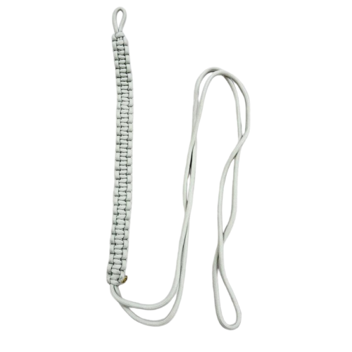 Avatar good quality 100% polyester grey aiguillette / braid rope for uniform decoration