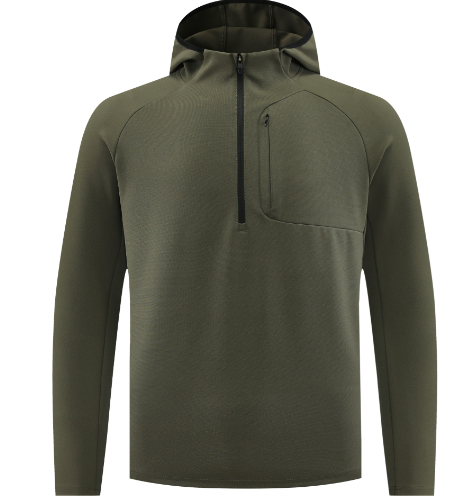 Avatar high quality breathable green men's sports hoodie for jogging/cycling/outdoor training
