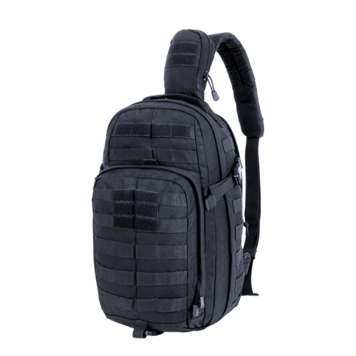 Avatar waterproof durable black tactical sling pack with a hydration pocket for tactical training/outdoor hiking