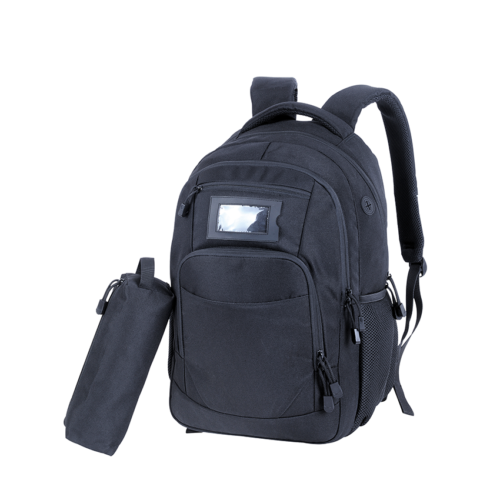 Avatar good quality rugged 25L black daily backpack for outdoor travel/business trip/daily commute