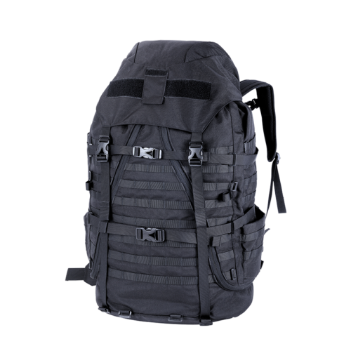 Avatar large-capacity heavy-duty 55L black tactical backpack for outdoor training/camping/tactical operations