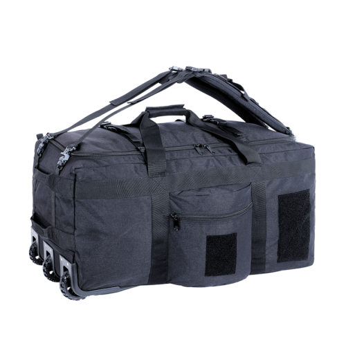 Avatar large black wheeled deployment bag for travel tactical field wheeled handbag for tactical operations
