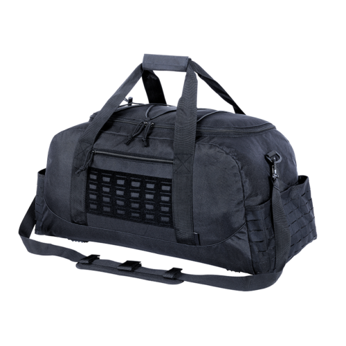Avatar durable black tactical duffle bag with molle system large outdoor handbag for tactical missions/outdoor travel