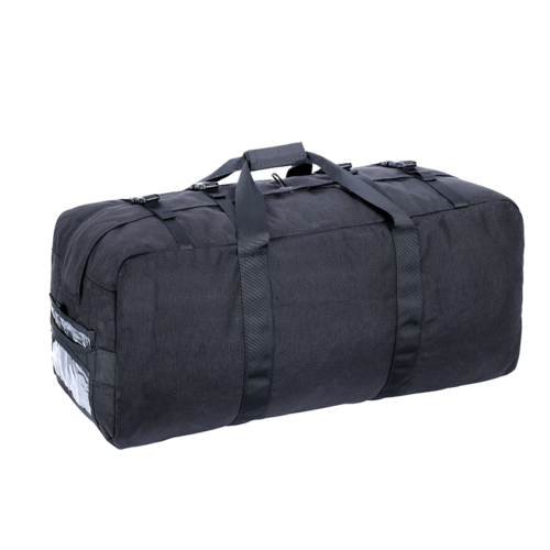 Avatar large capacity 80L black duffle bag transport backpack for tactical field training/gear storage/outdoor travel