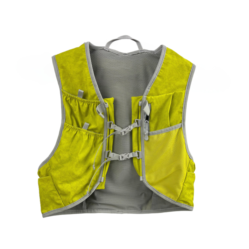 Avatar breathable lightweight yellow outdoor running vest for trail running/fitness/outdoor sports