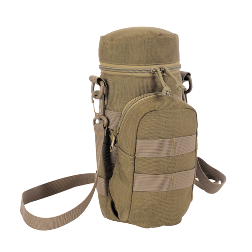 Avatar portable khaki water bottle sleeve water bottle pouch with adjustable strap for outdoor hiking/daily sports