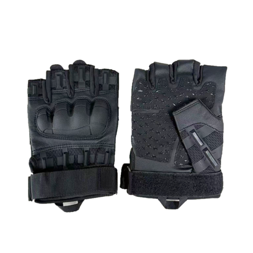 Avatar wear-resistant black half-finger tactical gloves with impact-resistant shell for outdoor sports/cycling gloves