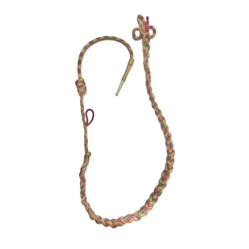 Avatar good quality handmade colorful shoulder cord with metal pendant for uniform decoration