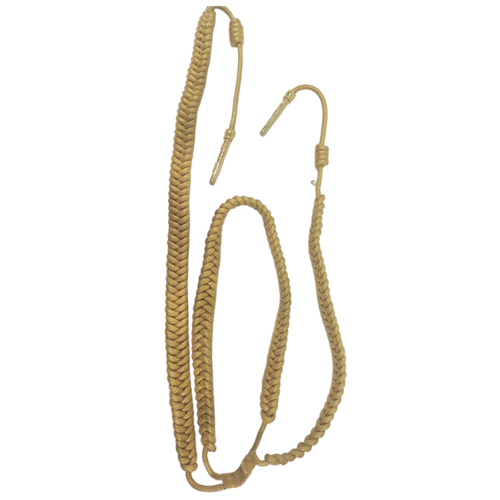 Avatar durable strong quality gold aiguillette with metal pendant for uniform decoration