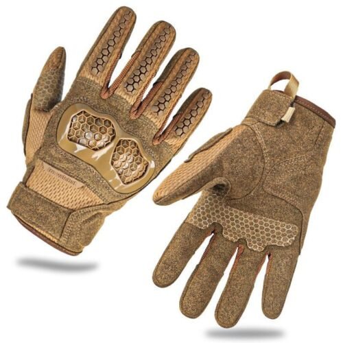 Avatar hot-sale anti-collision khaki outdoor full finger gloves for cycling/training/outdoor hunting