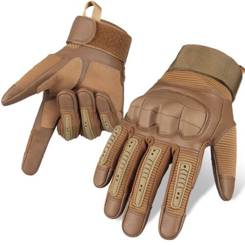 Avatar breathable touchscreen khaki full finger outdoor gloves for outdoor cycling/tactical training