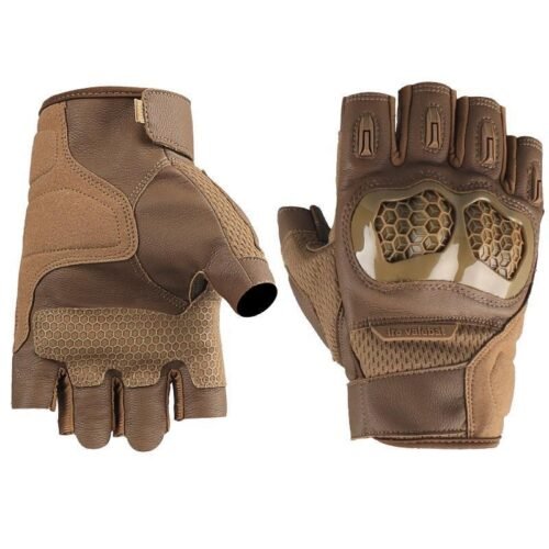 Avatar good quality quick dry khaki outdoor half finger gloves for tactical/outdoor training use