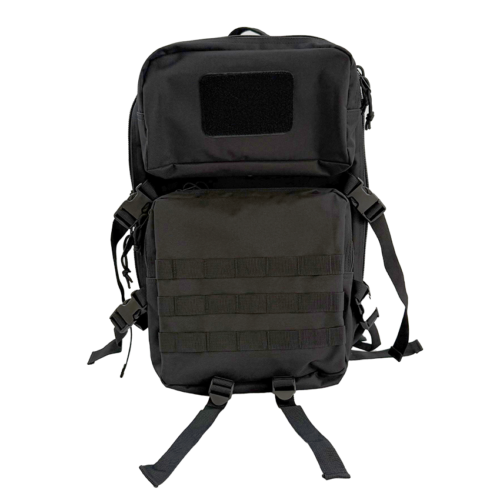 Avatar 600D polyester durable 25L black outdoor backpack for outdoor camping/tactical training/daily use