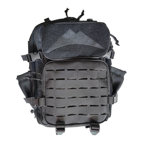 Avatar factory custom high quality 25L black MOLLE backpack for outdoor trekking/hiking/tactical training