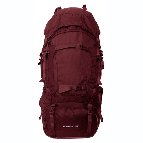 High-strength 70L Red Trekking Backpack Manufacturer | OEM & ODM