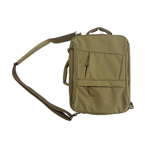 3 Way Convertible Khaki Lap-top Backpack for Business Travel